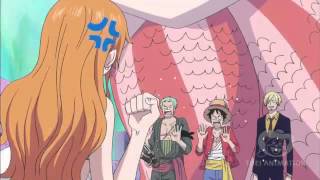 One Piece Funny Scene  Nami Wants The Treasure ENG SUB [upl. by Hembree]