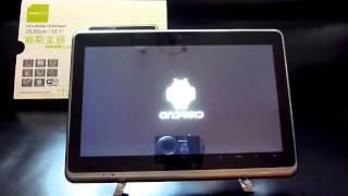 Booting HANNSpad SN10T2 Android Tablet part2 BESTMID [upl. by Einalem]