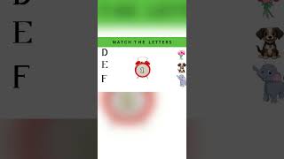 Match the letters with Pictures  lkg Class English Worksheets shorts shortsvideo shortsfeed fun [upl. by Nylhsa]