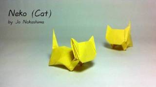 Origami Neko  Cat Jo Nakashima [upl. by Berstine]