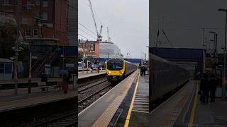 EMR Class 360 flies through West Hampstead Thameslink 10th December 2023 [upl. by Llemhar]