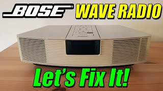 Repairing A BOSE Wave Radio Alarm Clock [upl. by Enineg297]