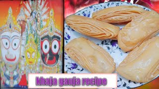 আমি আজ জগন্নাথের জন্য বানিয়ে নিলাম খাজা গজা।khaja gauja recipe Bengalivlog [upl. by Mosby870]