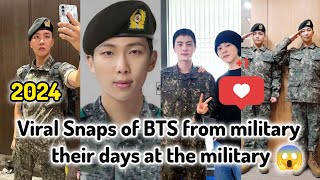 BTS all members viral Snaps from there days at the military 🥰  Must watch this 💜 [upl. by Ed845]