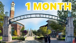 1 Month At Purdue University Day In The Life [upl. by Ardnait310]