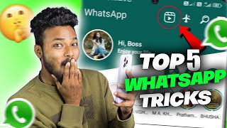 WHATSAPP ൽ ഇങ്ങനെ ഒകെ പറ്റുമോ 🤫 top 5 secret whatsapp tricks and features malayalam  technoflip [upl. by Robyn]