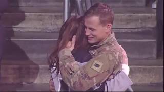 Military Homecoming at the LA Kings Game [upl. by Farra36]