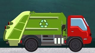 Caminhão de lixo  desenho animado  desenho infantil  Vídeo para crianças  Garbage Truck [upl. by Nyrahtak]