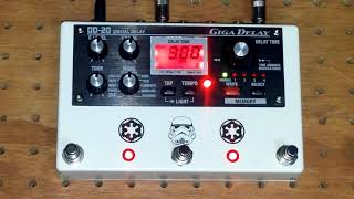 Boss DD20 quotGalactic Empire Editionquot Rehouse by Loophole Pedals [upl. by Nilkcaj]