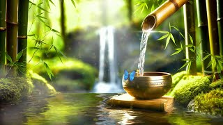 ✨ Tibetan Bowls amp Bamboo Water  Healing Sounds for Meditation amp Nature Connection 🌳 [upl. by Dannie]