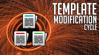 Basic setup Template modification cycle [upl. by Aicnerolf]