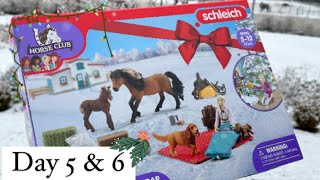 Schleich Horse Club Advent Calendar 2023  Day 5 and 6 [upl. by Hazelton672]