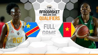 Congo DR v Cameroon  Full Basketball Game  FIBA Womens AfroBasket 2025 Qualifiers [upl. by Yorke875]