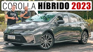 Toyota COROLLA Altis Premium híbrido 2023 A melhor vesão do sedan japones [upl. by Yve377]