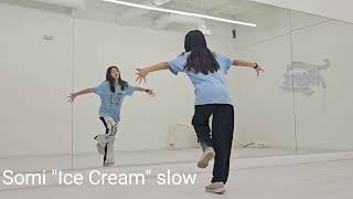 Somi quotIce Creamquot Dance Chorus amp Dance Break with Count Slow and Original Speed [upl. by Alhan890]