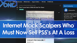 Internet Mock Desperate Scalpers Who Must Now Sell PS5 Consoles At A Loss [upl. by Hobie688]