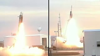 NASA launches pair of suborbital sounding rockets to the mesosphere [upl. by Ahsinik]