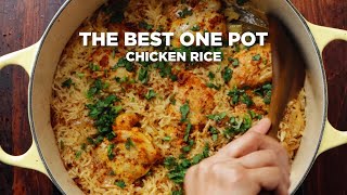 HOW TO MAKE THE BEST ONE POT CHICKEN RICE [upl. by Poll]