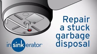 Garbage Disposal Repair  How to Fix a Garbage Disposal  InSinkErator [upl. by Paske]