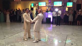 MY BEST FRIENDS WEDDING Spectacular Gay Wedding Entrance and Hysterical First Dance [upl. by Zora]