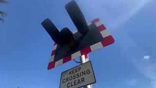 Intro Barway Barway Sidings Level crossing Cambridgeshire [upl. by Eb]