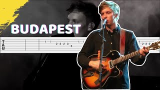 Budapest  George Ezra Guitar TabTutorial [upl. by Skye]