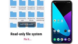 HOW TO FIX READONLY FILE SYSTEM Android 10Android 11 [upl. by Llerrad]