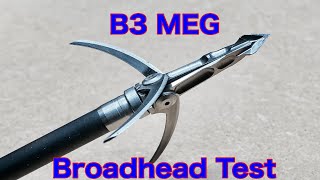 B3 EXOSKELETAL MEG Broadhead Test [upl. by Jaal708]