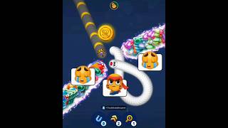 Slither io Gameplya ❤️ Slither io World Record online saamp wala gameshorts wormszone gaming [upl. by Ingram]