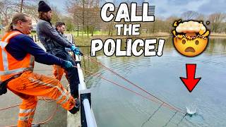 The Most Amazing Criminal Canal Found Magnet Fishing POLICE ARRIVE [upl. by Colombi]