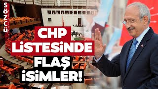 SON DAKİKA CHP Aday Listesi Belli Oldu Listede Çok Konuşulacak Flaş İsimler [upl. by Drislane]