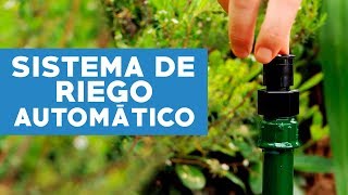 ¿Cómo implementar un sistema de riego automático en el jardín [upl. by Akerdal]