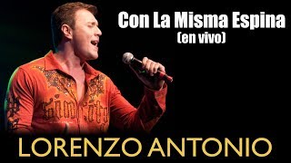 Lorenzo Antonio  quotCon La Misma Espinaquot en vivo [upl. by Sidnak234]