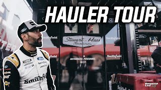 Inside a NASCAR hauler with Aric Almirola  Beyond the 10 [upl. by Xavier]