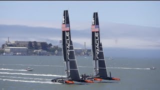 ORACLE TEAM USA  Taking On Two Boats [upl. by Xineohp]