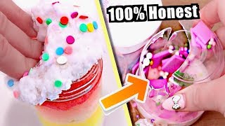 100 Honest Review of REQUESTED SLIME SHOP Do You Agree With My Review [upl. by Ecirpac]