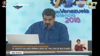 Maduro anunció aumento de las pensiones y del bono de protección contra la guerra económica en 115 [upl. by Belva]