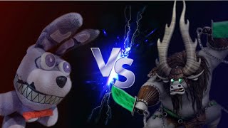 Nightmare bonnie vs kaivs character’s battle [upl. by Nitsrek]