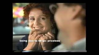 October 2003 MasterCard quotPricelessquot Commercial [upl. by Akerdnahs973]