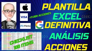 PLANTILLA EXCEL ANÁLISIS Y VALORACIÓN EMPRESAS CHECKLIST 100 ITEMS [upl. by Ahsiad]