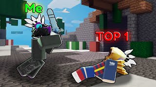 Destroying TOP 1 Nightmare Players  Roblox Bedwars [upl. by Nivac577]