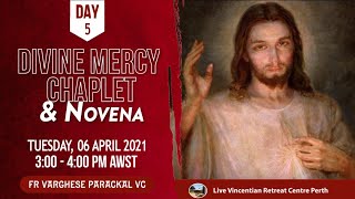 Divine mercy Novena Day 5 Tuesday 06042021Live  Vincentian Retreat Centre Perth [upl. by Jess]