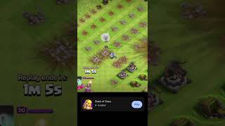 HERO MODE ACTIVATED 3Star Town Hall 11 Attack with No Troops [upl. by Nats]