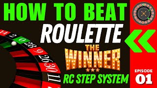 HOW TO BEAT ROULETTE  The Best Roulette System The RC Step System Episode 1 [upl. by Hastings]