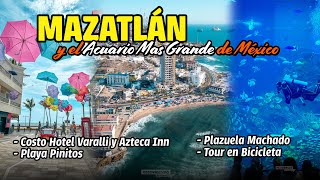 Mazatlán hoteles donde comer costos y su nuevo acuario 😍🦈🐟 [upl. by Yenar]