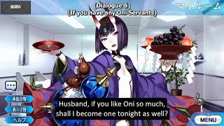 FateGrand Order Shuten Doujis Voice Lines with English Subs [upl. by Nnylrac]