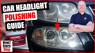 How to polish headlights  clean amp restore without sanding Mothers [upl. by Stevena754]