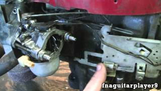 How Throttle and Choke Linkage is Setup on a Briggs 2 piece Carburetor NEW ENGINE [upl. by Refinnaj]