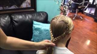 How to do a Heart Shaped Braid  Tutorial [upl. by Kcaj539]