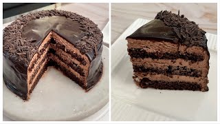 Best Chocolate Cake Recipe Easy Chocolate Cake Recipe Eggless and Without Oven Birthday Cake [upl. by Fia]